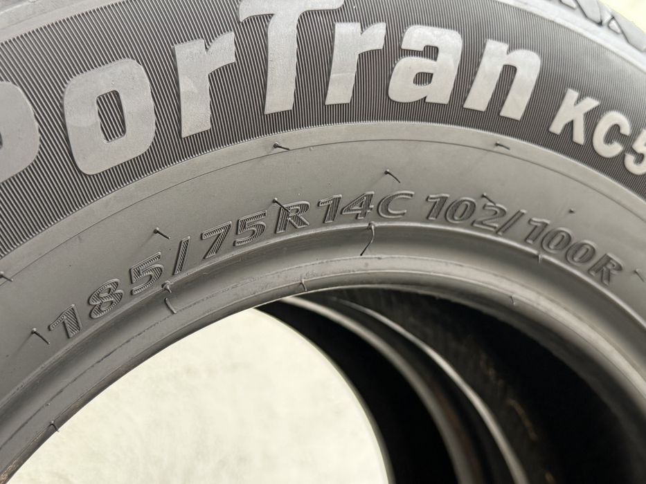 185/75/14 C Kumho 2Броя: 110€ 10мм Като Нови!