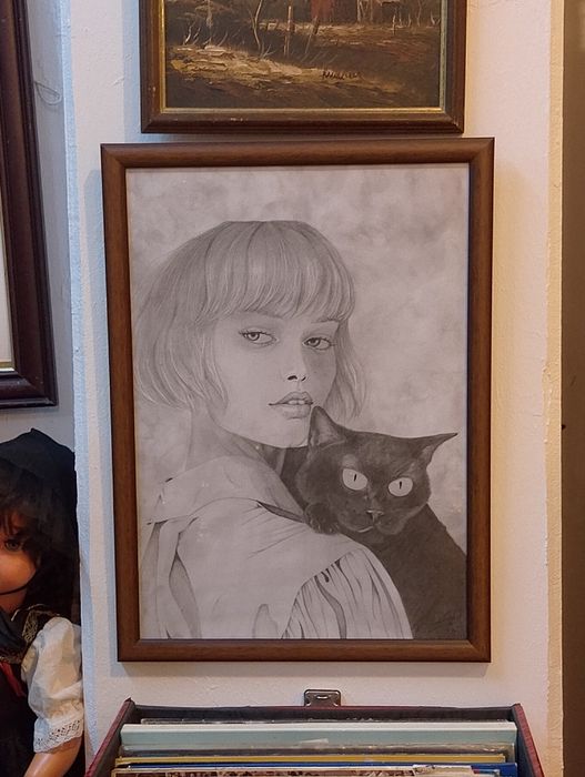 Tablou realist înrămat
