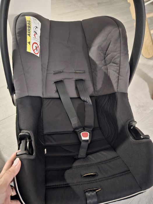 Scoică bebe auto cu prindere in centura masina 0-24 luni(max 13 kg)