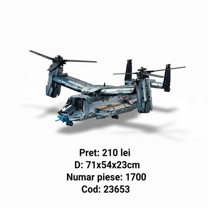 Seturi tip Lego - Seturi militare: tancuri, avioane, elicoptere