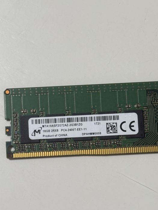 Memorie RAM ECC Micron 32Gb (2x16) DDR4 2400Mhz, Dual Channel Kit