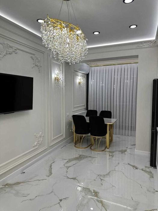 Сдается Яркая 2-ком квартира, с евро ремонтом в ЖК Сеул Мун