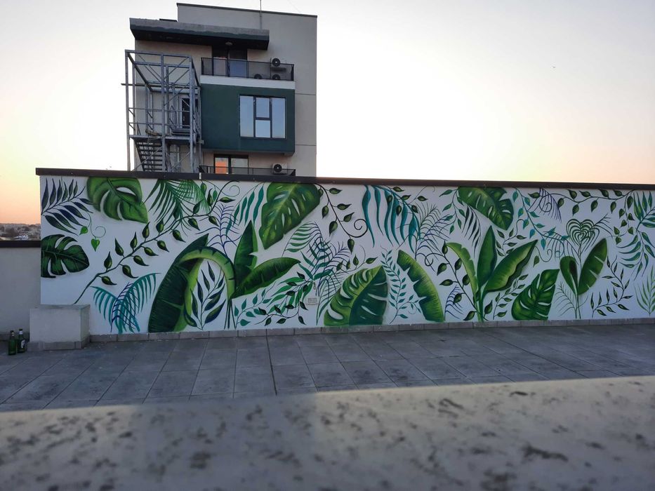 Graffiti interior/ exterior, pictura pereti