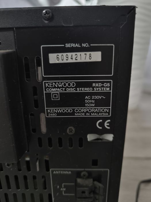 Compact disc system Kenwood RXD-G5