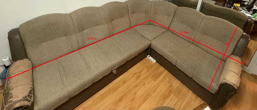 Използван разтегателен диван