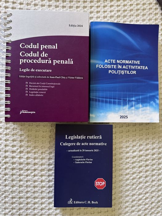 Cod penal+Cod de procedură penală+Acte normative+Legislație Rutieră