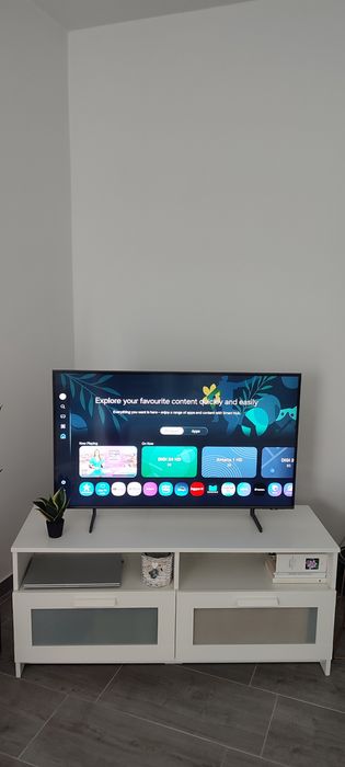 Comodă TV culoare alb,lungime 120 cm