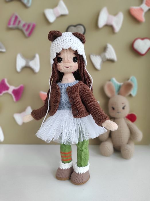 Кукла вязаная продам