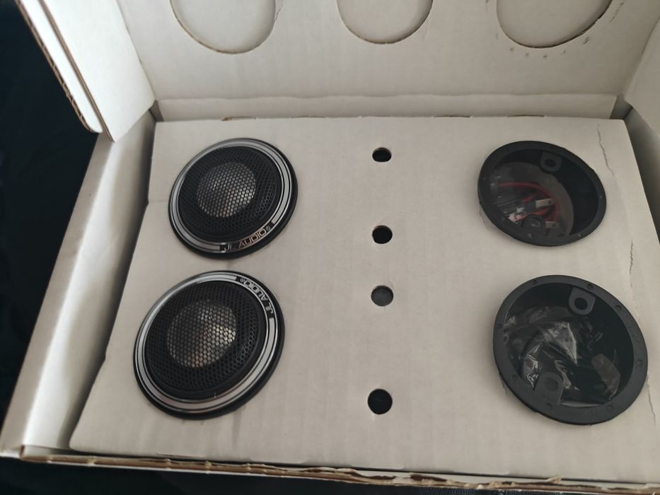 Difuzoare auto componente 175W RMS JL Audio ZR650CSI  + ZR100CT Made In Germany.