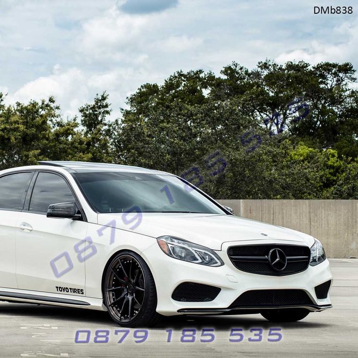 Тунинг спойлер лайсни предна броня Mercedes E W212 Facelift Седан