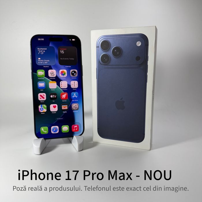 ispotmobile.ro  iPhone 17 Pro Max 256GB NOU Garanție 2 ani