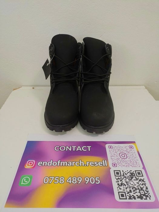 Ghete iarna Timberland negru (mărimi: 40,41,42,43,44,45,46)