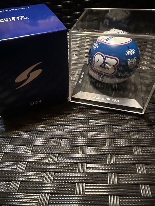 Macheta cască Alexander Albon Monaco GP 2024 Scale 1/5 Noua