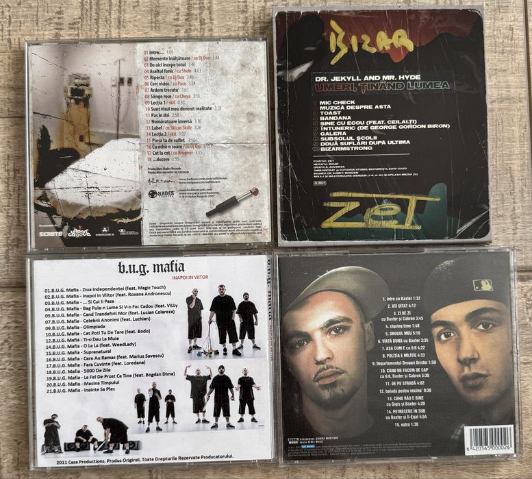 Lot 16 cd-uri muzica hip hop romaneasca Deva • OLX.ro