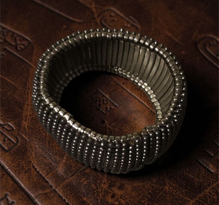 Brățară Elastică Metal Argintiu | Silver Beads Bracelet | DIY