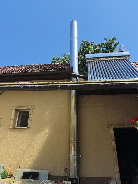 Vând centrala termica Viadrus 40 kv  ,și cos fum inox, plus boiler apa calda 150 litri