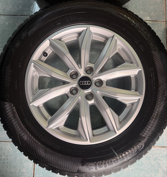 Jante aliaj R17 originale AUDI Q5 235/65/17 Continental M+S 2023