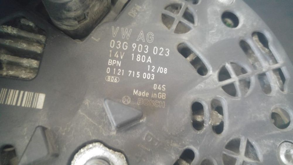 Alternator 2.0 tdi bkp vw passat b6 03g903023