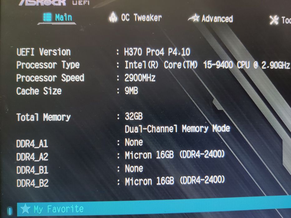 Системный блок core i5 9400f