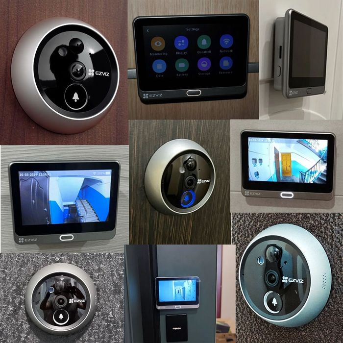 В наличии! Ezviz DP2 2К (3МП) , Видеоглазок , Домофон