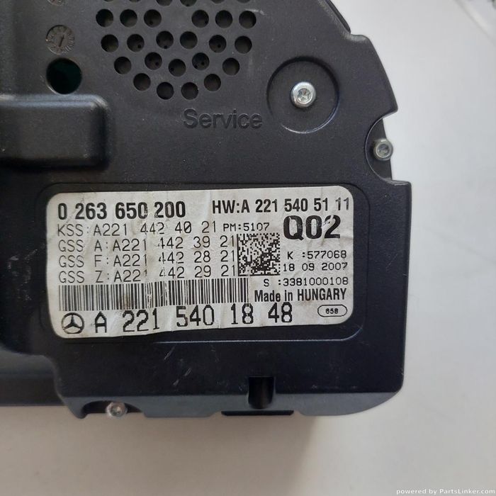Ceasuri Bord Mercedes-Benz S-Class Ii (W221, C215) [ 2005 - 2013 ] Oem A2215401848