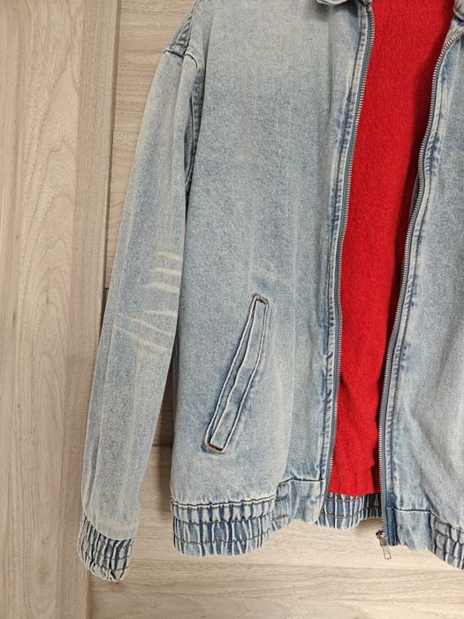 Дамско дънково яке CROPP