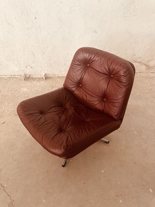 Винтидж скандинавско lounge кресло – Mid Century Modern, 70-те