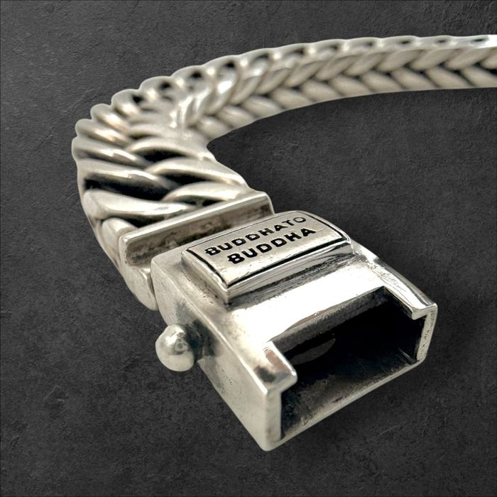 Масивна Сребърна Гривна Buddha to Buddha – Модел Chain Big