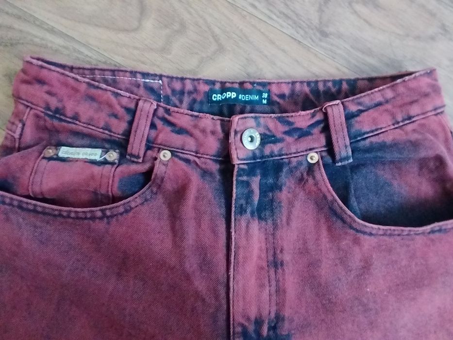 Бордовые джинсы Cropp #Denim.