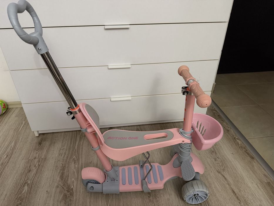 Trotineta 2&1 pentru fetite