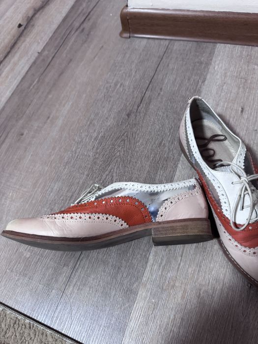 Оксфорды кожаные б/у