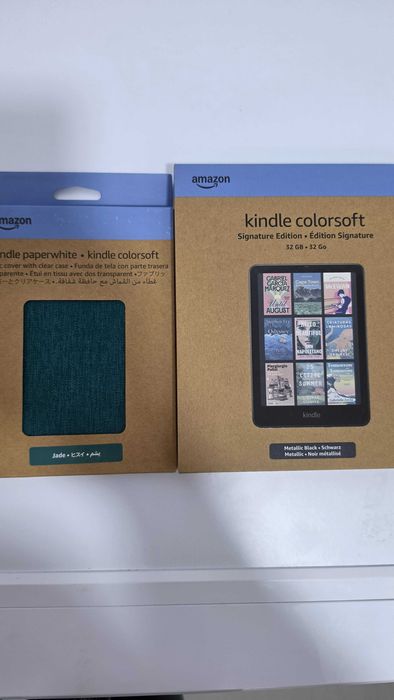 eBook Reader Amazon Kindle Colorsoft Signature Edition, 32 GB, Display 7", Wi-Fi, IPX8, USB-C, Negru