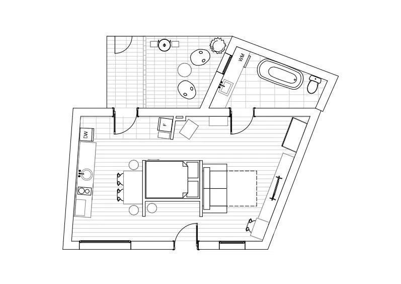 Apartament cu o camera, zona Parcul Feroviarilor!