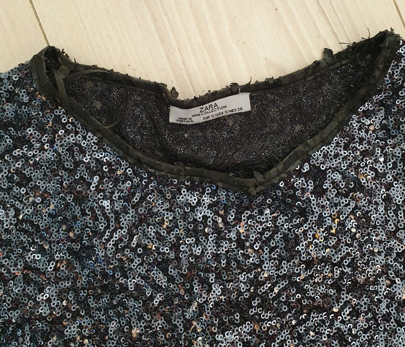 Bluza din material paiete