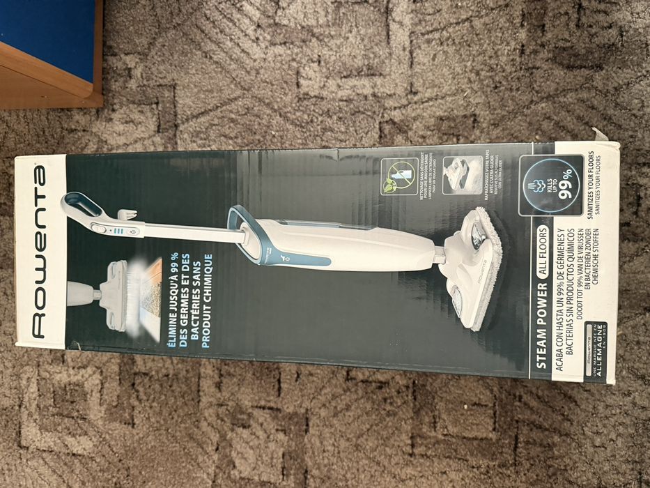 Mop cu Abur Rowenta Steam Power (RY6597WH) – Igienizare naturală