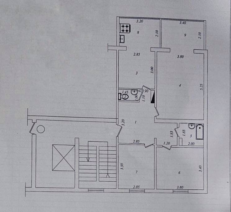 Квартира Ул. Нукусская 3/5/9 83 м2