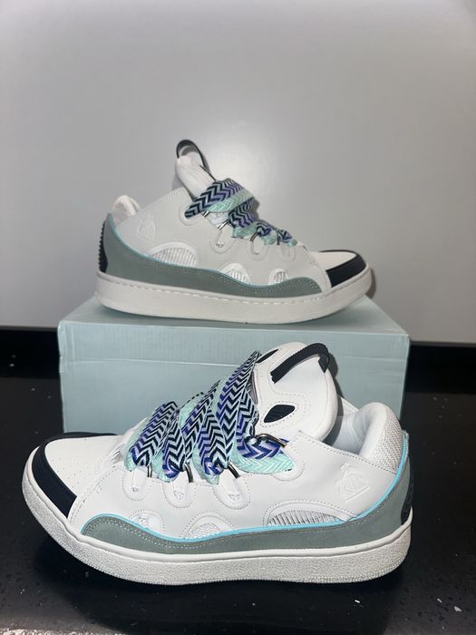 Lanvin Curb alb si albastru