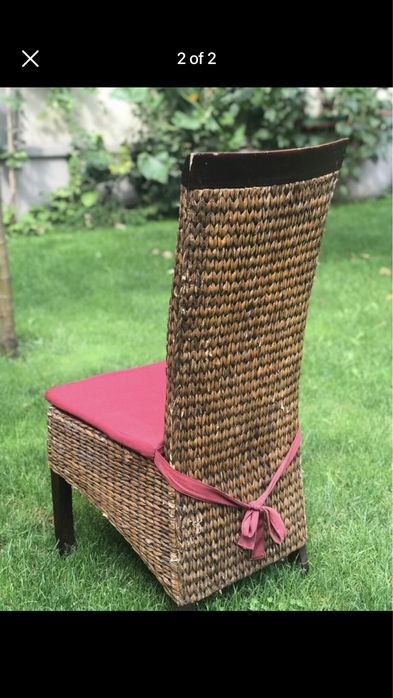 Vand 6 scaune ratan pt gradina