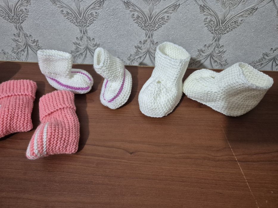 Продам пинетки для новорождённых