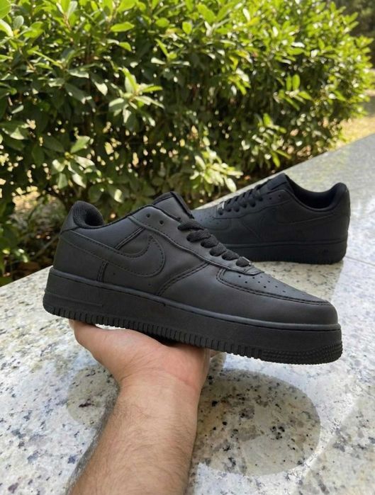 Adidasi Nike Air Force 1 Triple Black Low