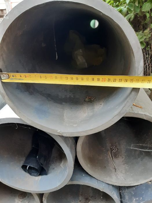 Tuburi plastic diam 280 mm, G 20 mm, L 6m
