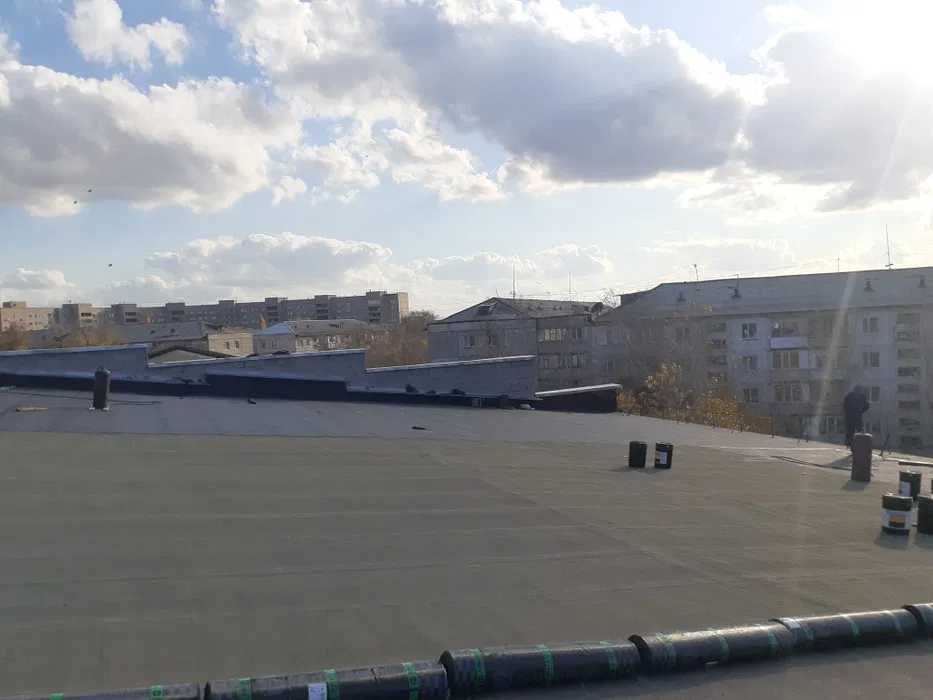 Ремонт крыши.Гидроизоляция.С материалом.