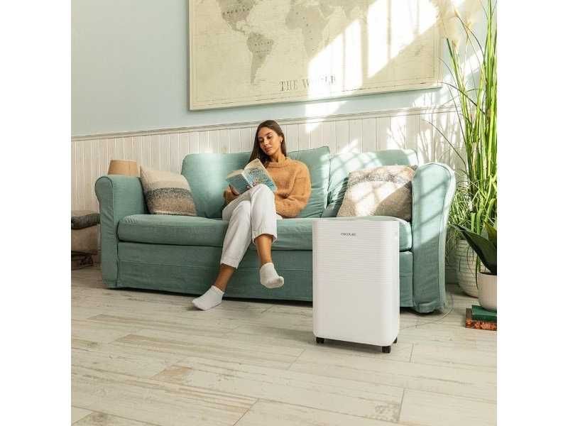 Влагоуловител Cecotec BigDry 8000 Expert Connected, 16L/ден, Бял