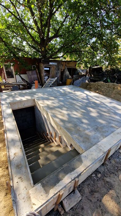 Execut beciuri din bolțari de fundație