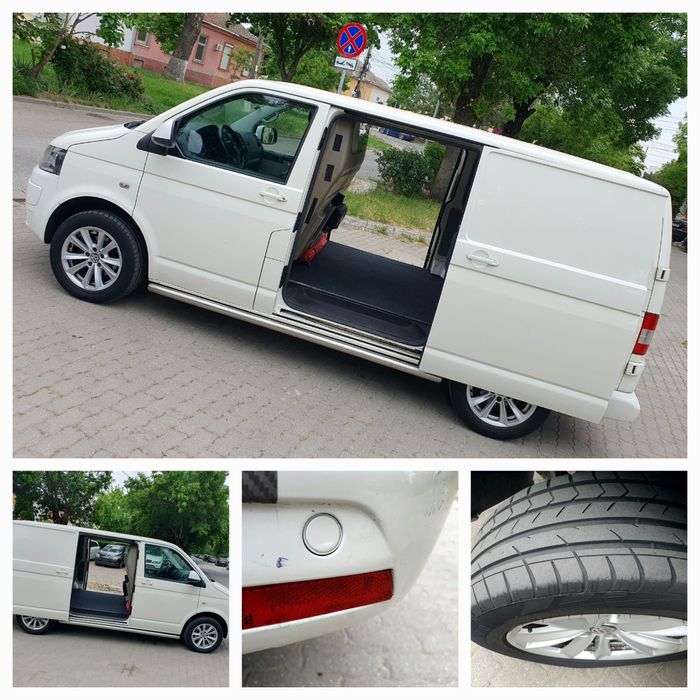 Vw Transporter T5 2.0 TDI 140 CP, 4X4 , AUTOMATA, 2013, 2x usi laterale