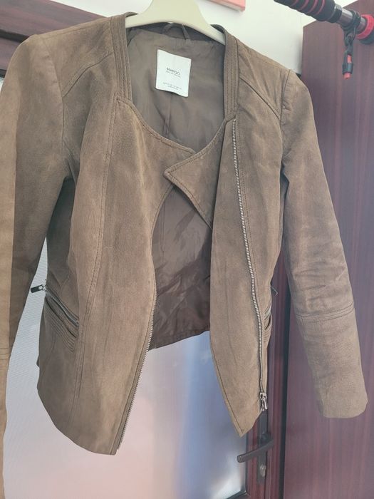 Mango geaca piele dama, măsură S