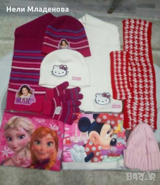 Детски комплекти шалчета с шапки и шалчета тип поло