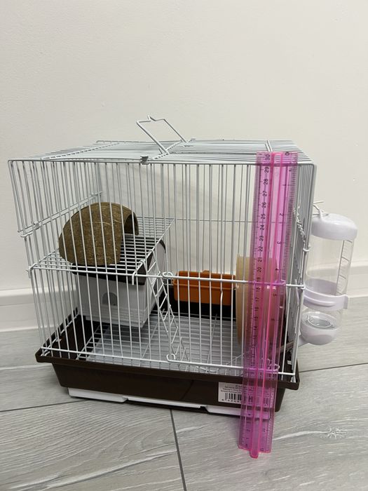 Cușcă pentru hamster sau șoarece cu accesorii