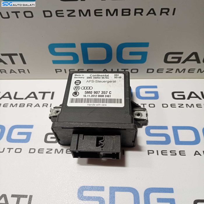 Unitate Modul Calculator Lumini Skoda Octavia 2 2004 - 2013 Cod 5M0907357C [L3334]