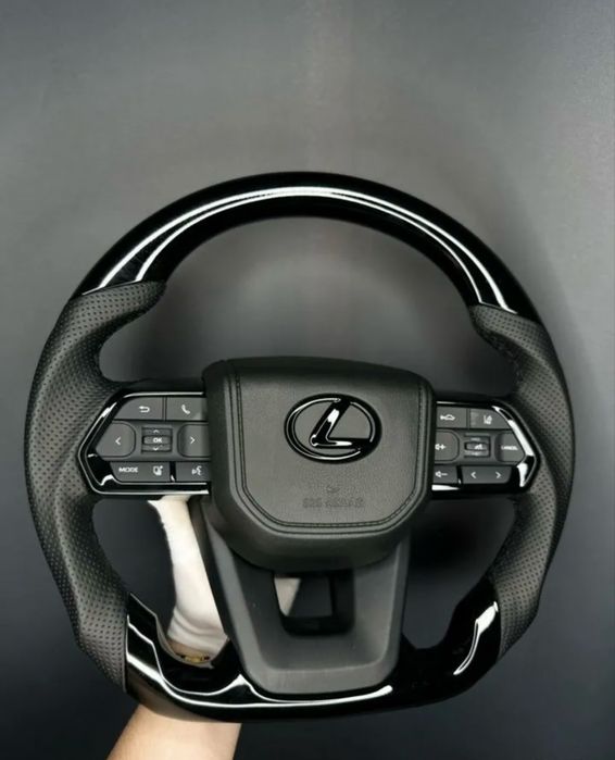 Руль черный лак Лексус GX GS RX ES LX LS руль lexus 570 470